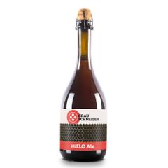 Mielo Ale Bier 750ml - zartes Honigaroma - obergärig - Gersten-und Röstmalze - bernsteinfarbenes Bier von BrauSchneider