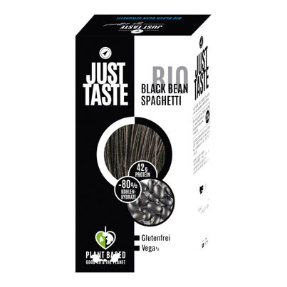 Bio Black Bean Spaghetti 250g - 6er Vorteilspack von Just Taste