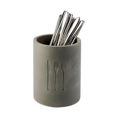 Besteckbehälter Beton von Assheuer & Pott