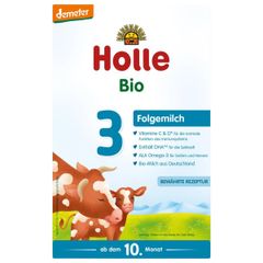Bio Babymilch - Folgemilch 3 - ab 10 Monaten - 600g - 4er Vorteilspack von Holle