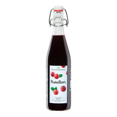 Sirup Preiselbeer 500ml von Unterweger Konfitüren UWE