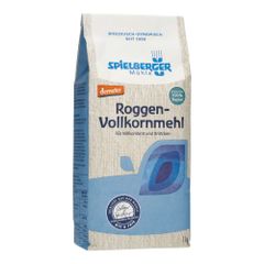 Bio Roggen Vollkornmehl 1000g - 6er Vorteilspack von Spielberger Mühle
