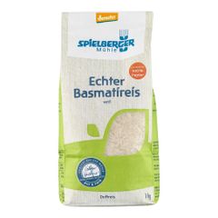 Bio Echter Basmatireis weiß 1000g - 6er Vorteilspack von Spielberger Mühle