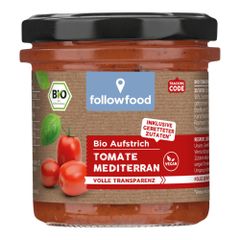 Bio Aufstrich Tomate mediterran 135g - 6er Vorteilspack von Rettergut