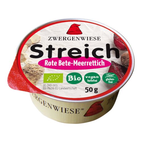 Organic small beetroot spread 50g - value pack of 12 from Zwergenwiese