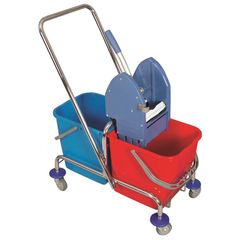 Putzwagen Duo - 2 Eimer 1 Presse 1Stück von Masta