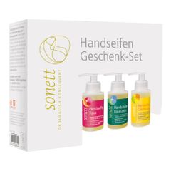 Bio Handseifen Geschenk-Set 330ml - 4er Vorteilspack von sonett