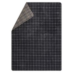 Kuscheldecke Karo Farbe Anthrazit 150x200cm von David Fussenegger