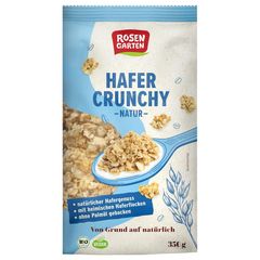 Bio Hafer-Crunchy Natur 350g - 6er Vorteilspack von Rosengarten