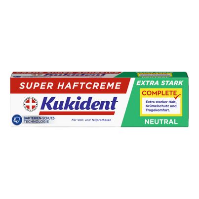 Haftcreme extra stark neutral 47g - 12er Vorteilspack von Kukident
