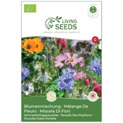 Bio Blumenmischung Schmetterlingsparadies 5.1g Saatgut von Living Seeds