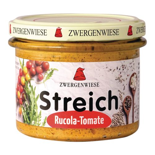 Organic rocket-tomato spread 180g - value pack of 6 from Zwergenwiese