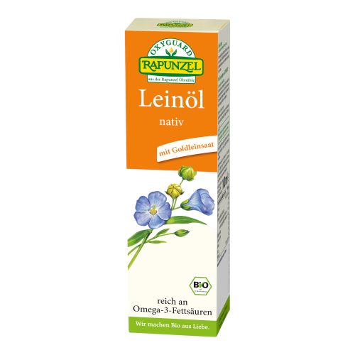 Bio Leinöl nativ 100ml - 4er Vorteilspack von Rapunzel Naturkost