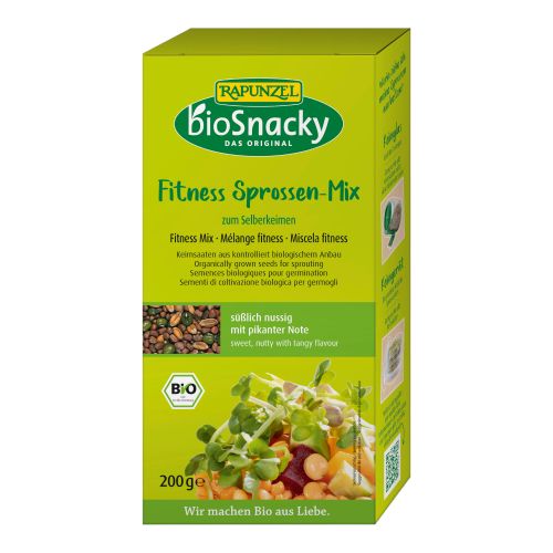 Bio bioSnacky fitness mix germination seeds 200g - value pack of 4 from bioSnacky - Rapunzel