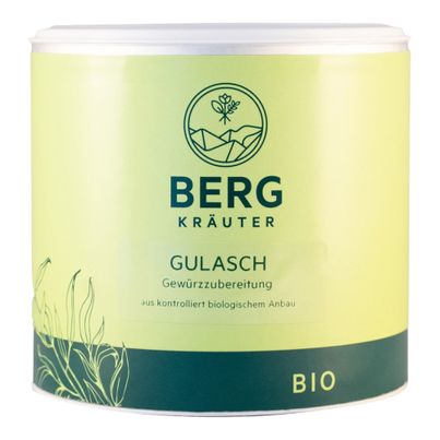 Bio Gewürzzubereitung für Gulasch 250g - 5er Vorteilspack von Bergkräuter