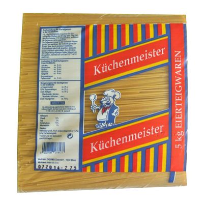 Wolf Nudeln Küchenmeister Spaghetti mit Ei 5000g