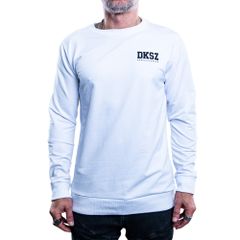 Dunkelschwarz DS-5 Sweatshirt MEGABACK white