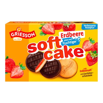 Soft Cake Erdbeere 300g - 12er Vorteilspack von Griesson