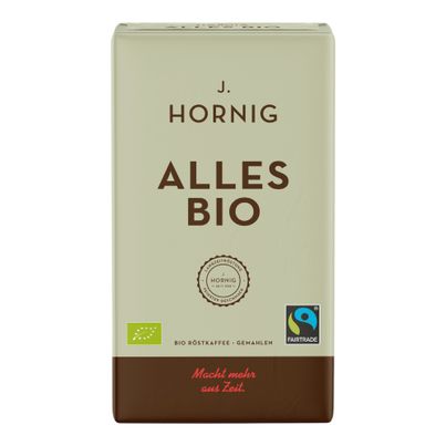 Bio Alles Bio Fairtrade Kaffee 500g - 12er Vorteilspack von Hornig