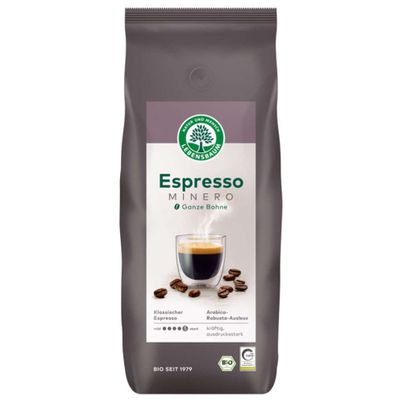 Bio Minero Espresso ganze Bohne 1000g von Lebensbaum