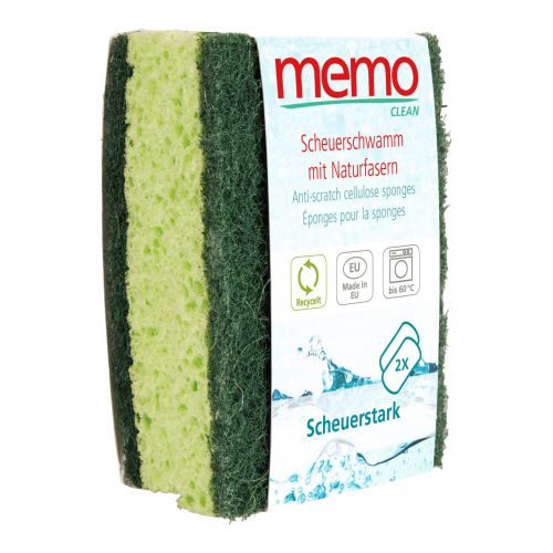 Bio Scheuerschwamm Naturfasern 1Stück - 12er Vorteilspack von Memo