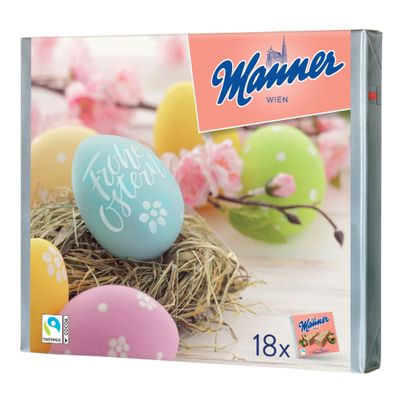 Manner Original Neapolitaner Schnitten 18er Geschenkpackung Osternest 1350g