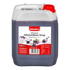 Schwarze Johannisbeere Sirup 5000ml von Selex