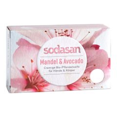 Organic Soap Almond Avocado 100g - 12-piece value pack from Sodasan