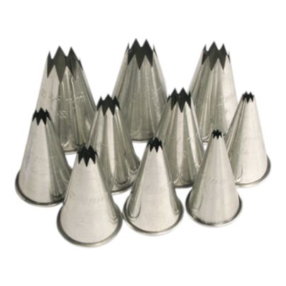 Sterntüllensatz Inox 12Stück von Lauterjung