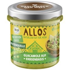 Bio Guacamole Erbsenbasis Aufstri. 140g - 6er Vorteilspack von Allos