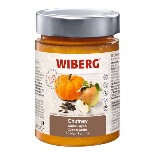 Chutney pumpkin apple 390g from Wiberg