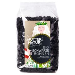 Bio Schwarze Bohnen getrocknet 500g - 8er Vorteilspack von Mutter Natur