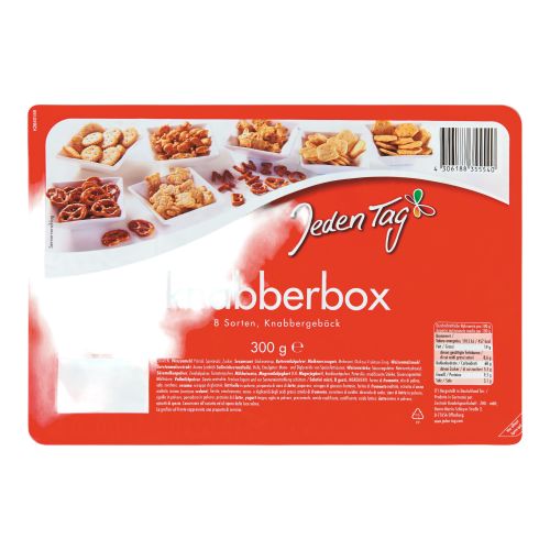 Knabberbox 8 Sorten 300g von Jeden Tag