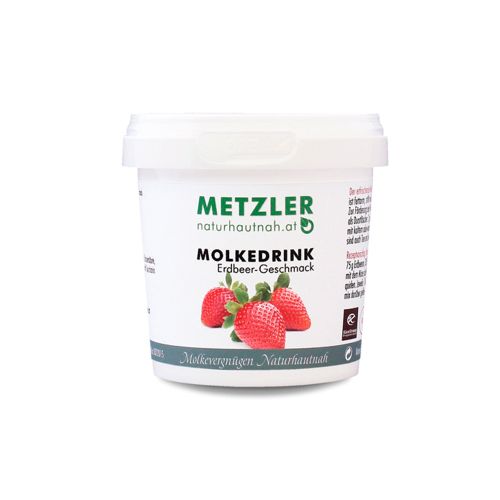 Süßmolke Pulver Erdbeer 100g von Metzler Molke