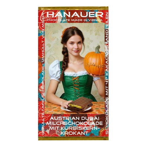 Bio Hanauer Austria Dubai Schokolade 70g - 10er Vorteilspack