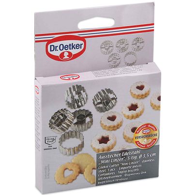 Dr. Oetker Linzer Augen-Ausstecher 5-teilig