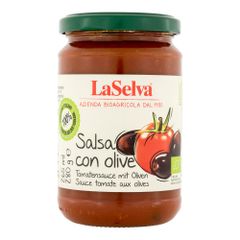 Bio Tomatensauce mit Oliven 280g - 6er Vorteilspack von La Selva
