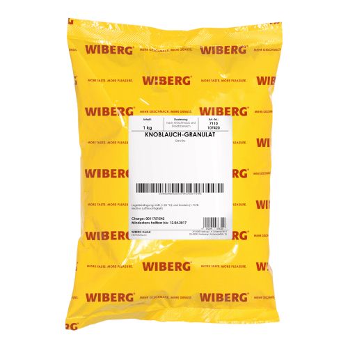 Basic garlic granulate 1000g from Wiberg