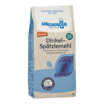 Bio Dinkel-Spätzlemehl 1000g - 6er Vorteilspack von Spielberger Mühle