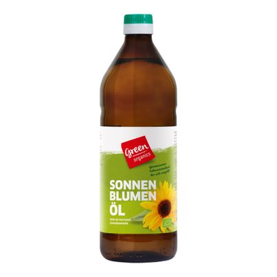 Bio Sonnenblumenöl kalt gepresst 750ml - 6er Vorteilspack von Green Organics