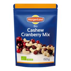 Bio Cashew Cranberry Mix 150g - 9er Vorteilspack von Morgenland