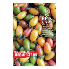 Bio Tomate Artisan Tiger Mix Samen - 5er Vorteilspack von Reinsaat