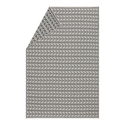Light Cotton Throw Ethno Color Charcoal 145x220cm by David Fussenegger