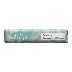 Bio Crunchy Coconut Schokoriegel 35g von Vivani