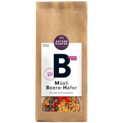 Bio Beere Hafer Müsli 375g - 6er Vorteilspack von Antersdorfer Mühle