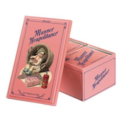 Manner Neapolitaner 1898Nostalgiedose Design Bub mit Inhalt