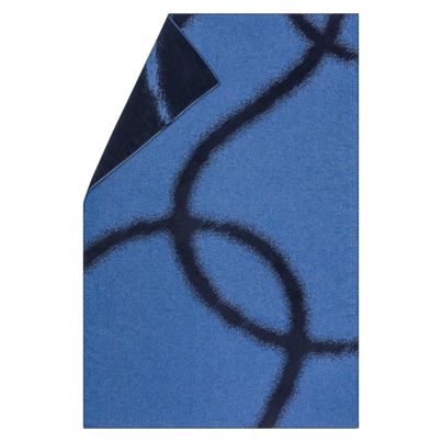 Kuscheldecke linear Farbe Blau 135x200cm von David Fussenegger