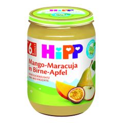 Bio Mango Maracuja in Birne-Apfel 190g - 6er Vorteilspack von Hipp