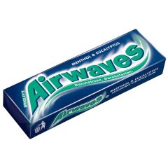 Airwaves Kaugummi Menthol & Eukalyptus zuckerfrei 10er - 30er Vorteilspack von Airwaves