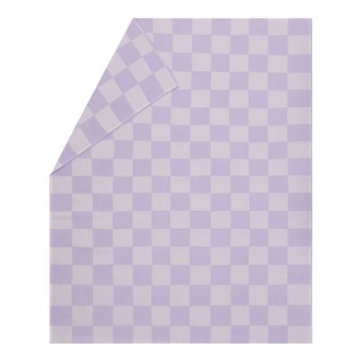 Sommerplaid Schachbrett Farbe Hellviola 140x180cm von David Fussenegger